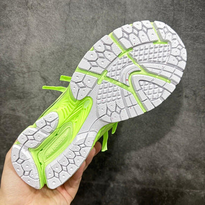 Tênis Runner Malha Verde Neon Detalhes Menta