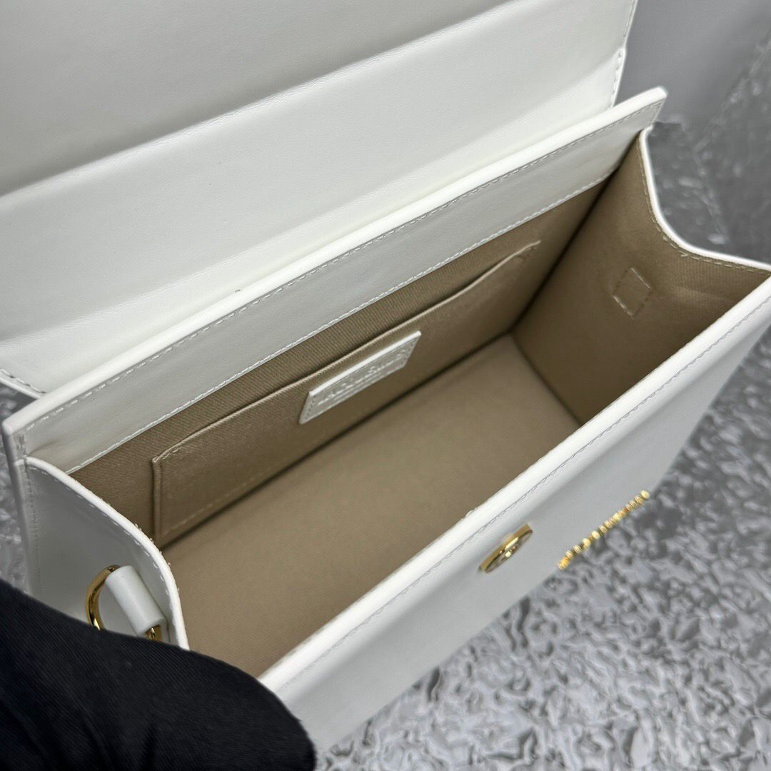 Bolsa Couro Branco