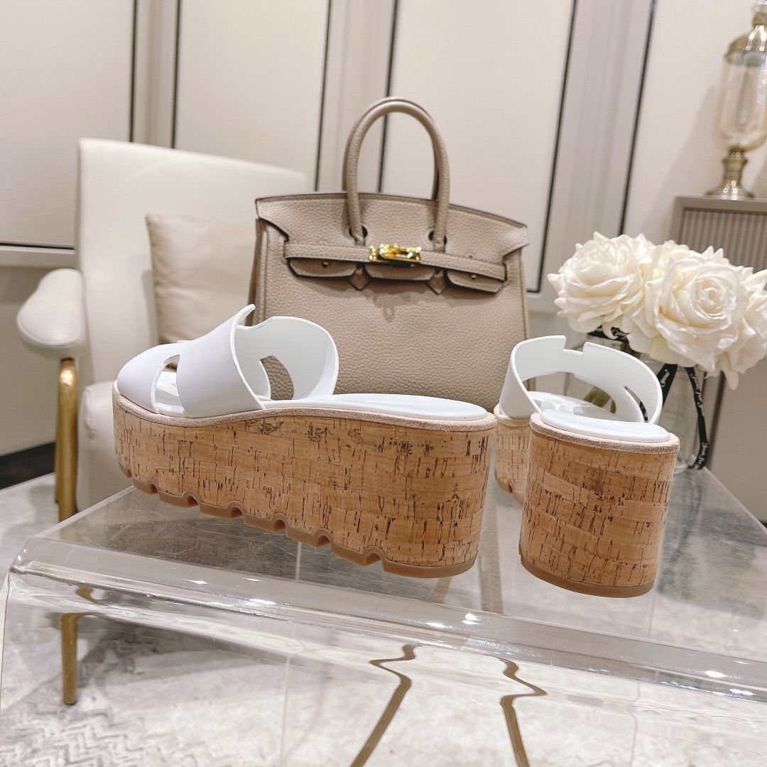 Sandália Couro Branco