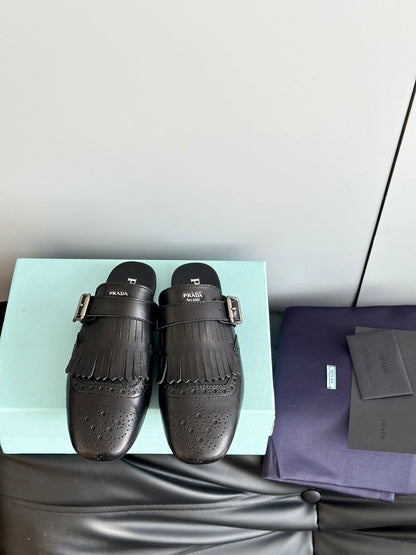 Mule Couro Preto