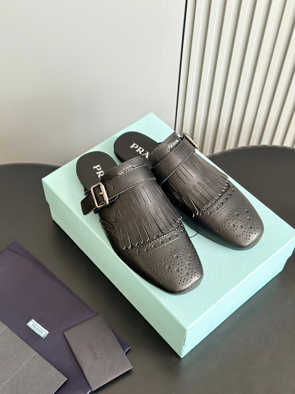 Mule Couro Preto