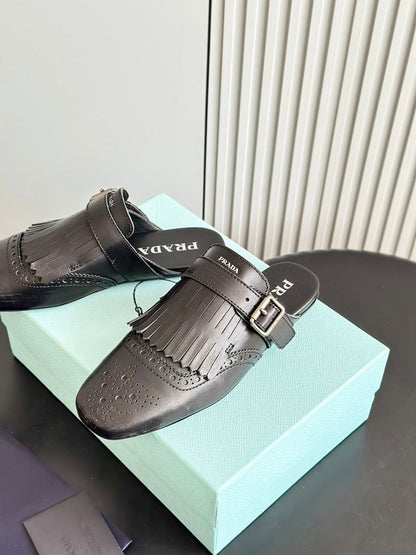 Mule Couro Preto