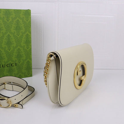 Bolsa Satchel Couro Branco Alça Corrente