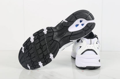 Tênis Runner Malha Branco Detalhe Preto