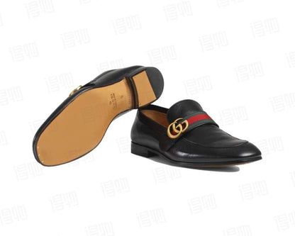 Mocassim Couro Preto Liso