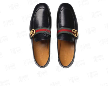 Mocassim Couro Preto Liso