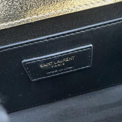 Bolsa Couro Dourado