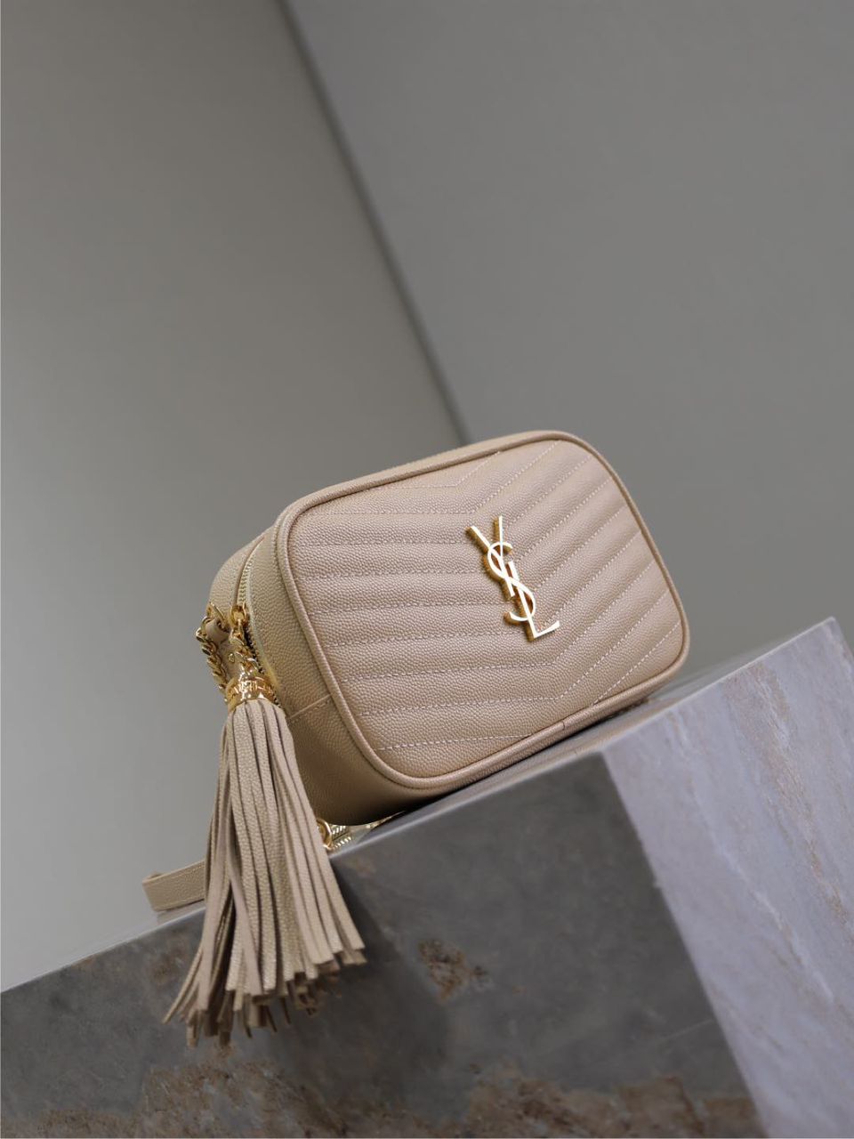 Bolsa Mini Couro Matelassê Preto