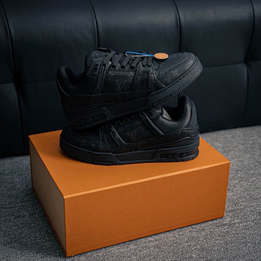 Tênis Casual Couro Preto