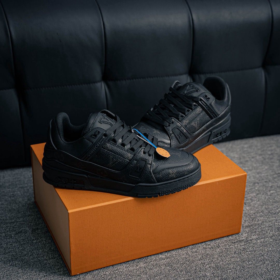 Tênis Casual Couro Preto