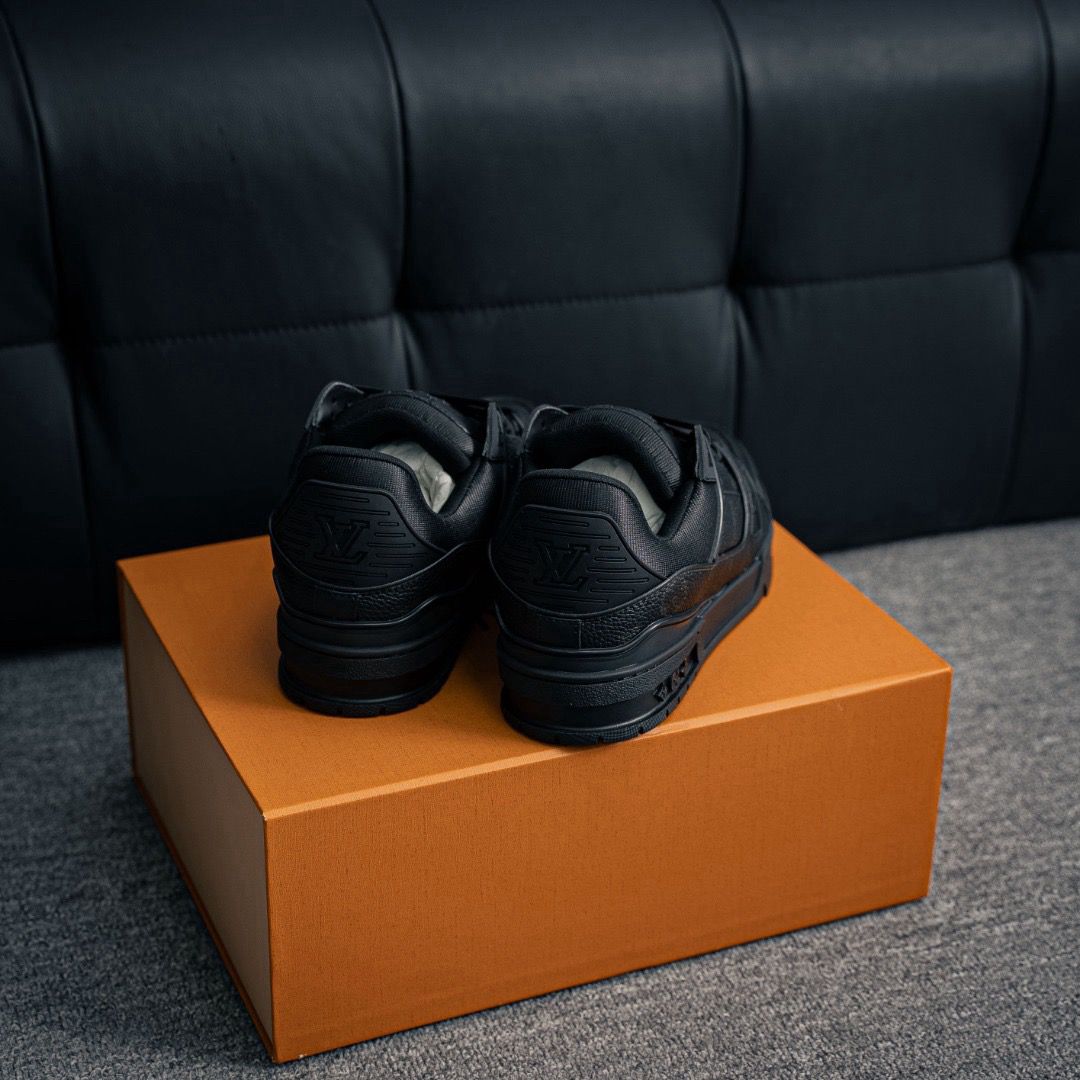 Tênis Casual Couro Preto