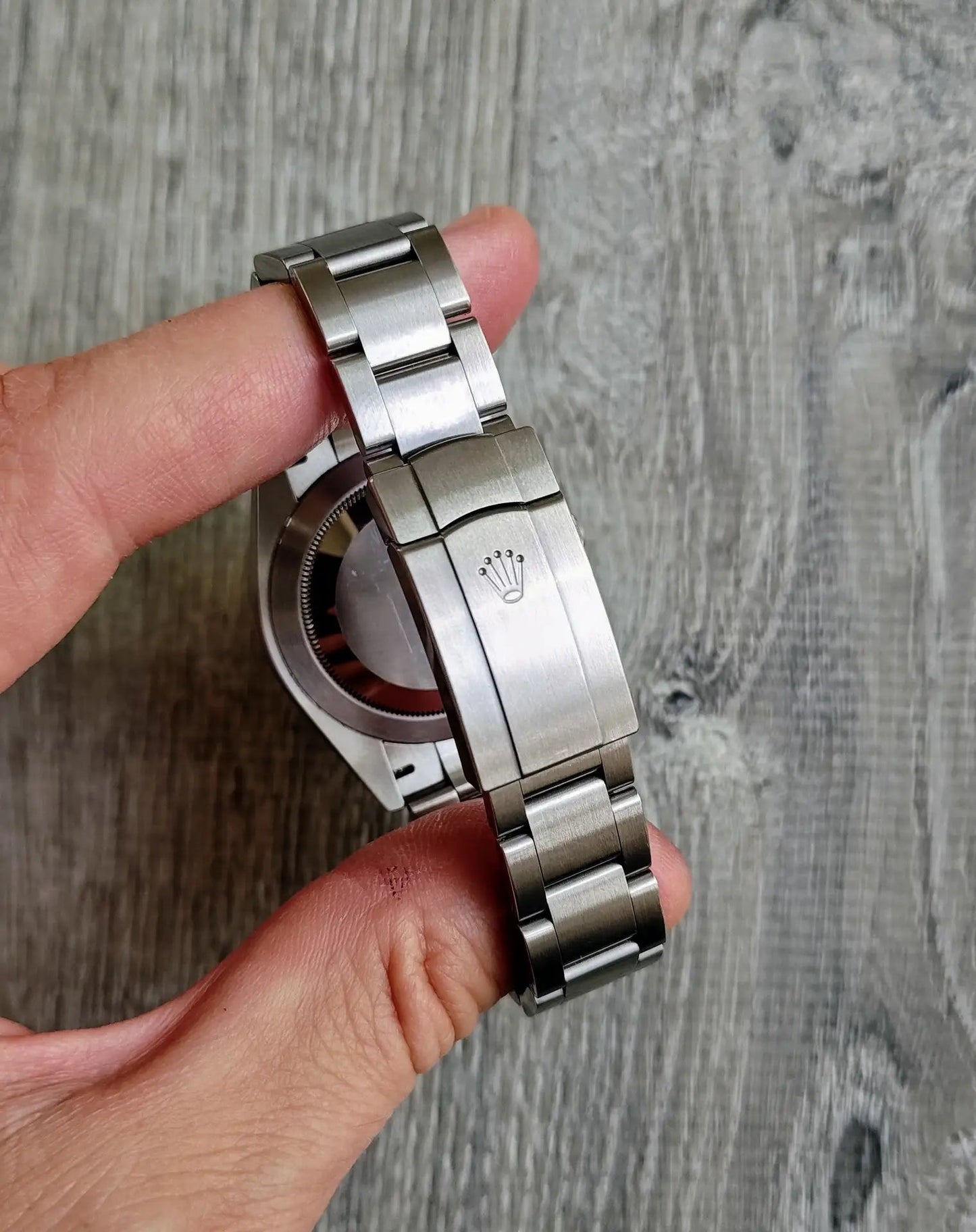 Relógio Analógico Caixa Metálica 41mm Mostrador Preto