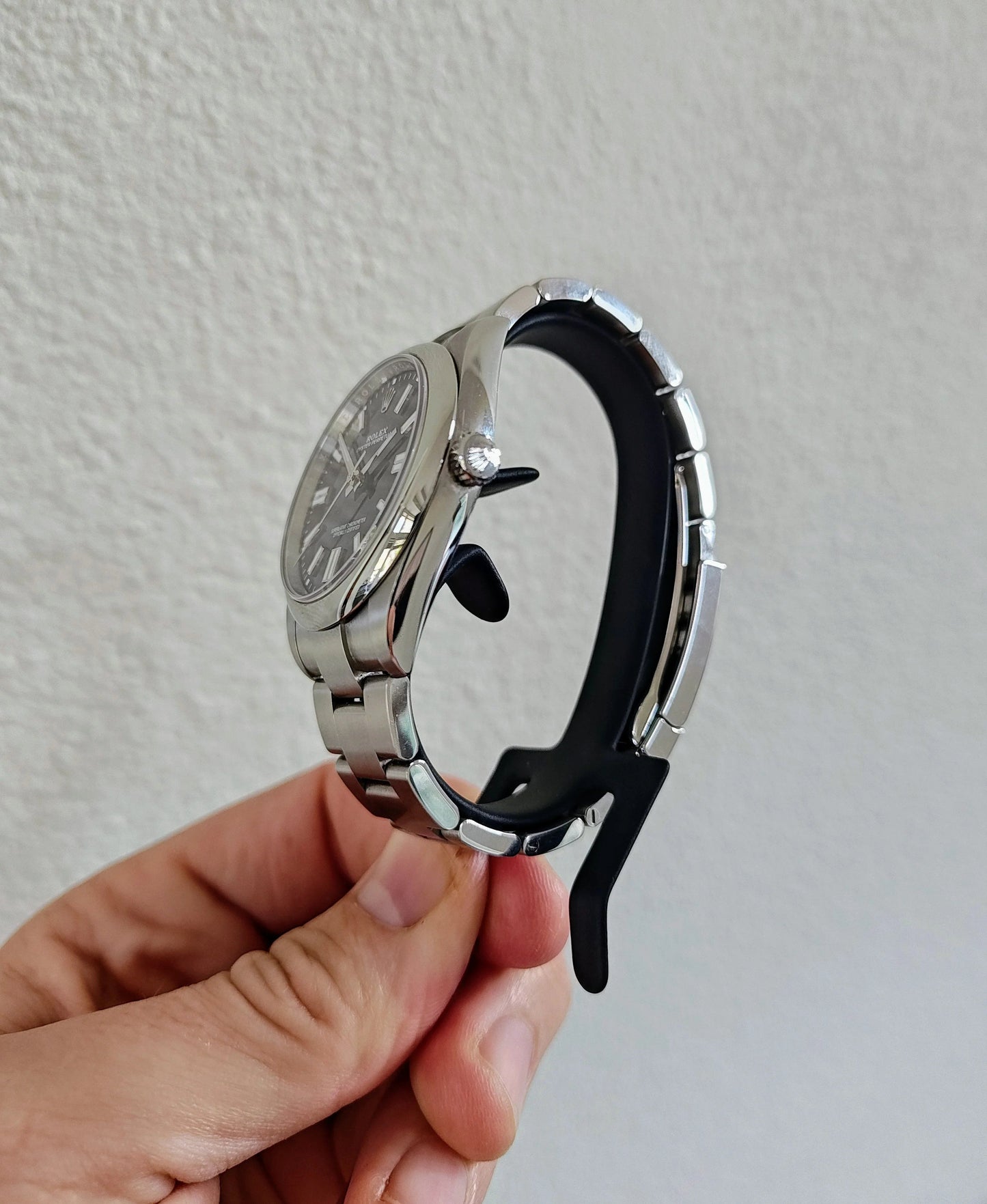 Relógio Analógico Caixa Metálica 41mm Mostrador Preto