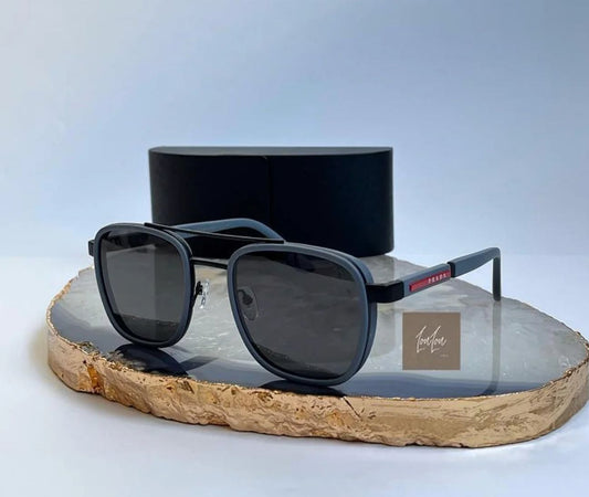 Óculos de Sol Acetato Preto com Lentes Escuras