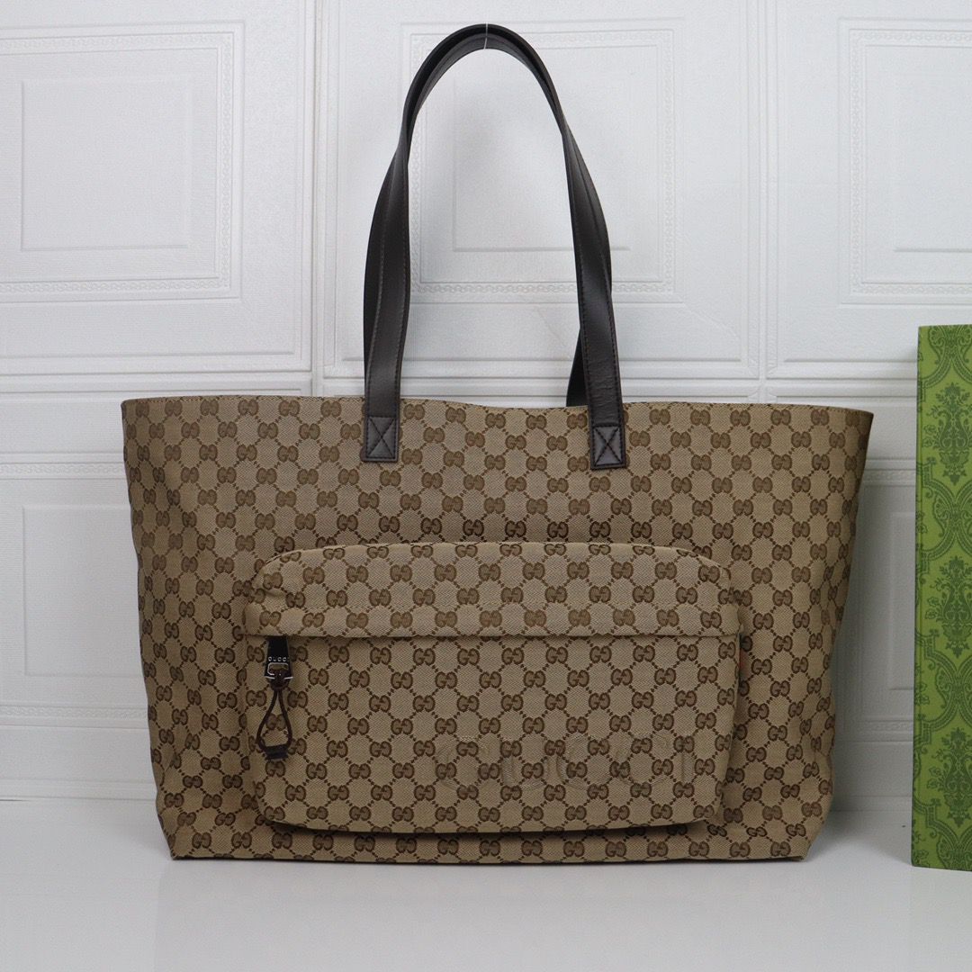 Bolsa Tote Couro Letras Entrelaçadas Tamanho Grande