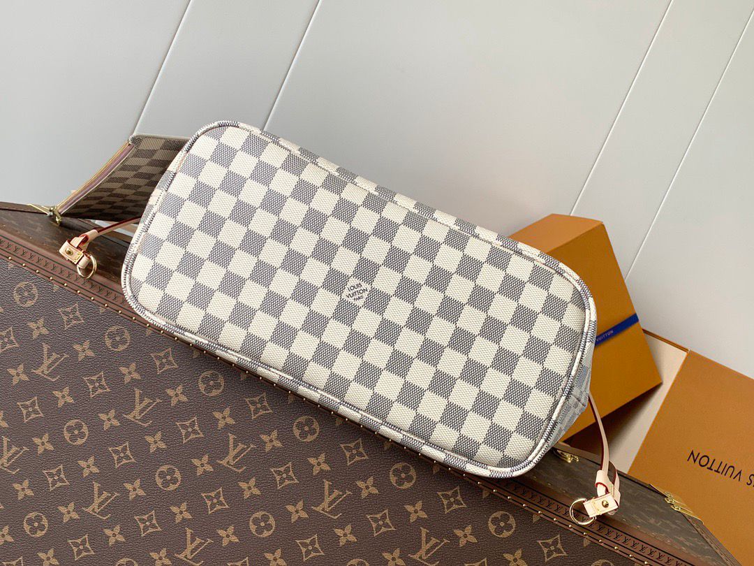 Bolsa Tote Lona Padrão Quadriculado Marrom Alças Duplas