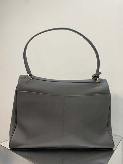 Bolsa Satchel Média Couro Estruturada