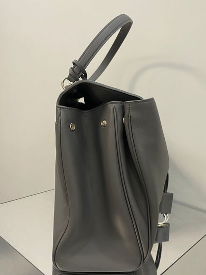 Bolsa Satchel Média Couro Estruturada
