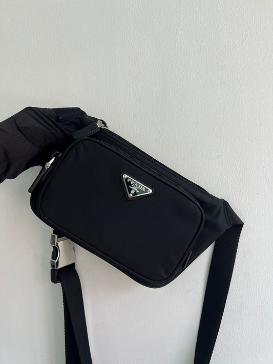 Bolsa Carteiro Nylon Técnico Preto