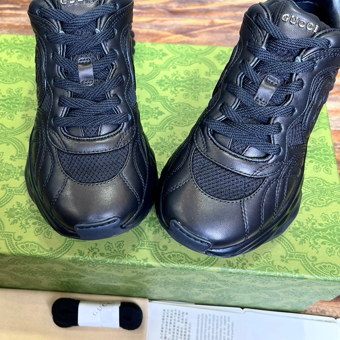 Tênis Casual Couro Preto