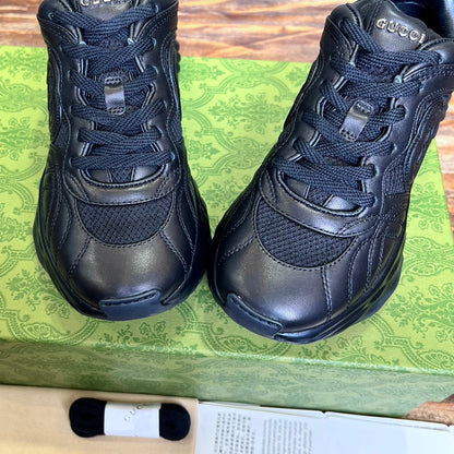 Tênis Casual Couro Preto