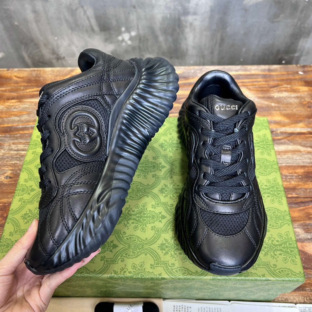 Tênis Casual Couro Preto