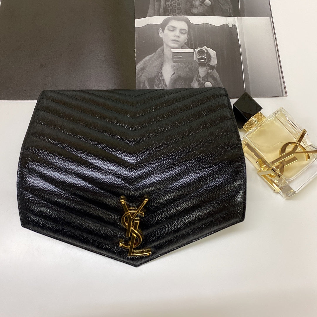 Carteira Couro Preto Bifold