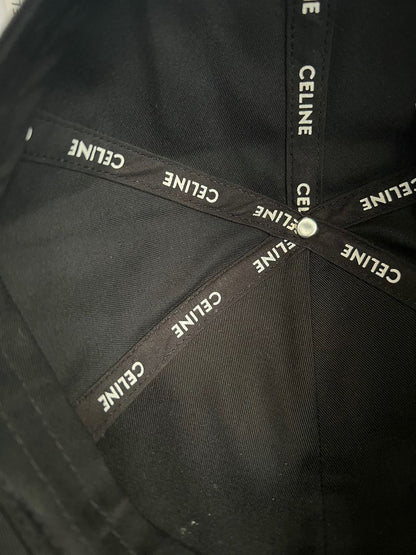 Boné Algodão Preto Liso