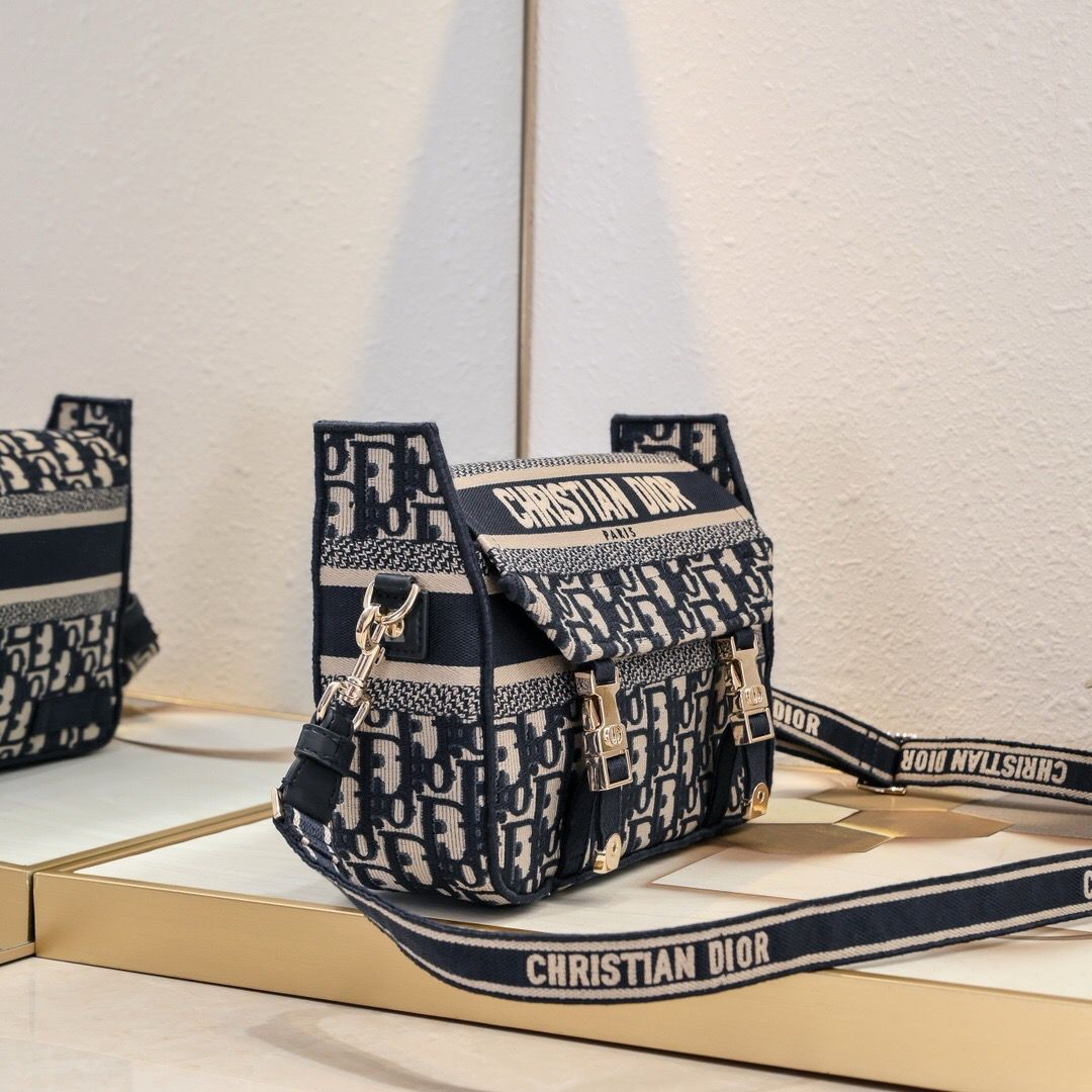 Bolsa Mensageiro Lona Bege Estilo Safari