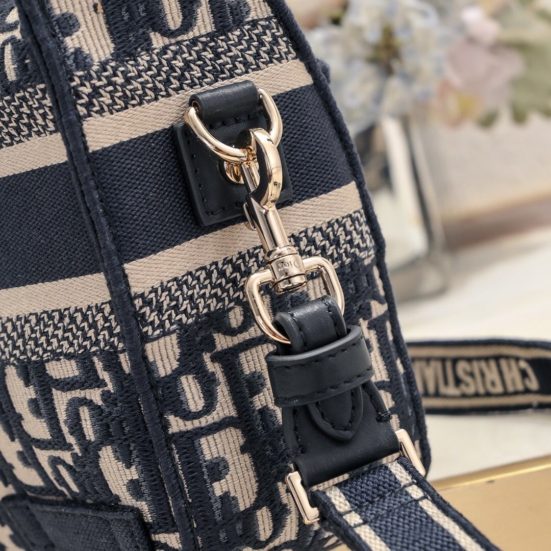 Bolsa Mensageiro Lona Bege Estilo Safari