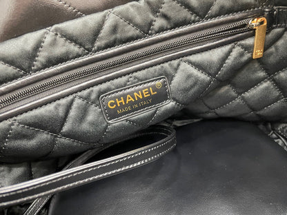 Bolsa Hobo Couro Matelassê Preto