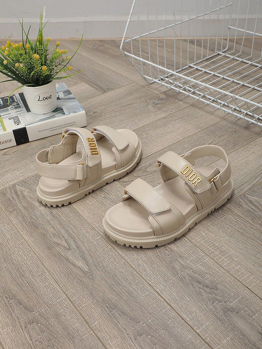 Dioract Sandal Powder Beige Lambskin
