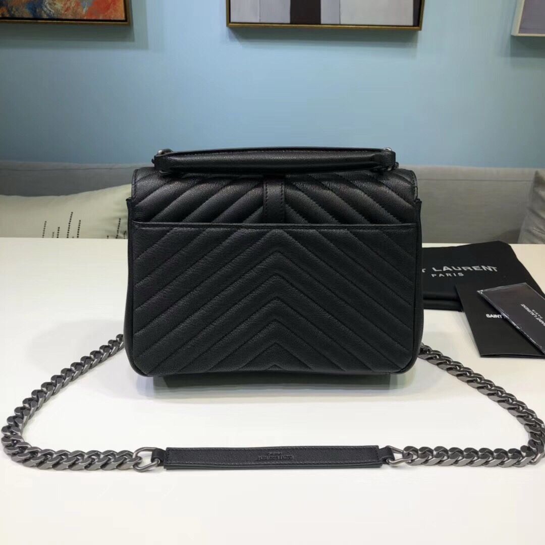 Bolsa Couro Preto