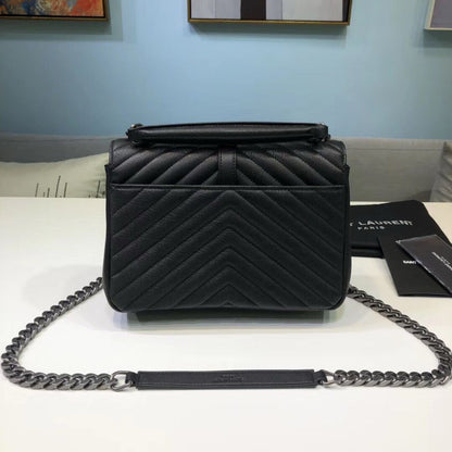 Bolsa Couro Preto