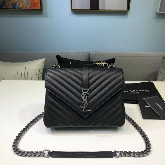 Bolsa Couro Preto