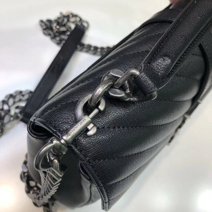 Bolsa Couro Preto