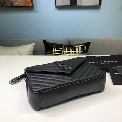 Bolsa Couro Preto
