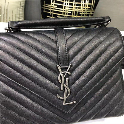 Bolsa Couro Preto