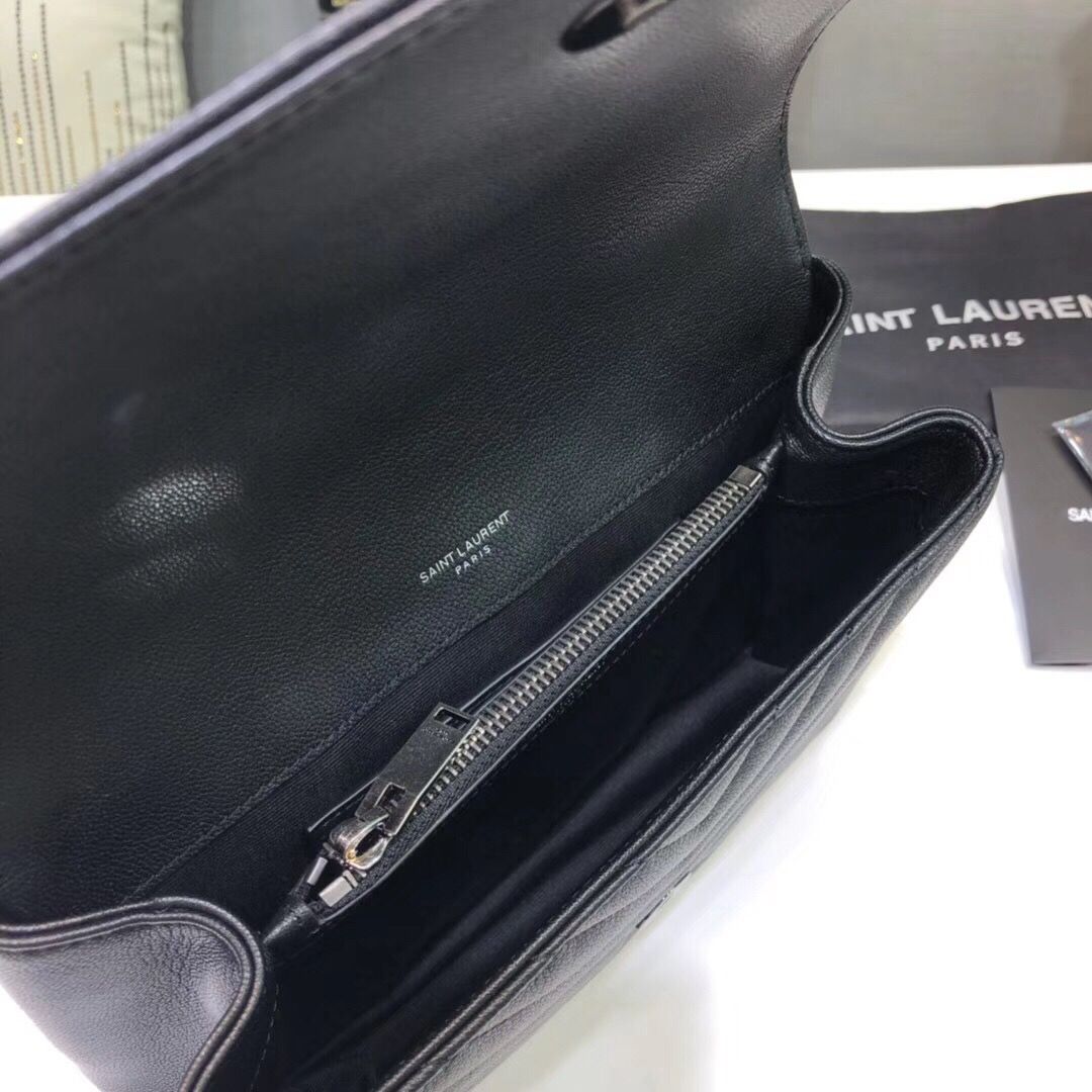 Bolsa Couro Preto