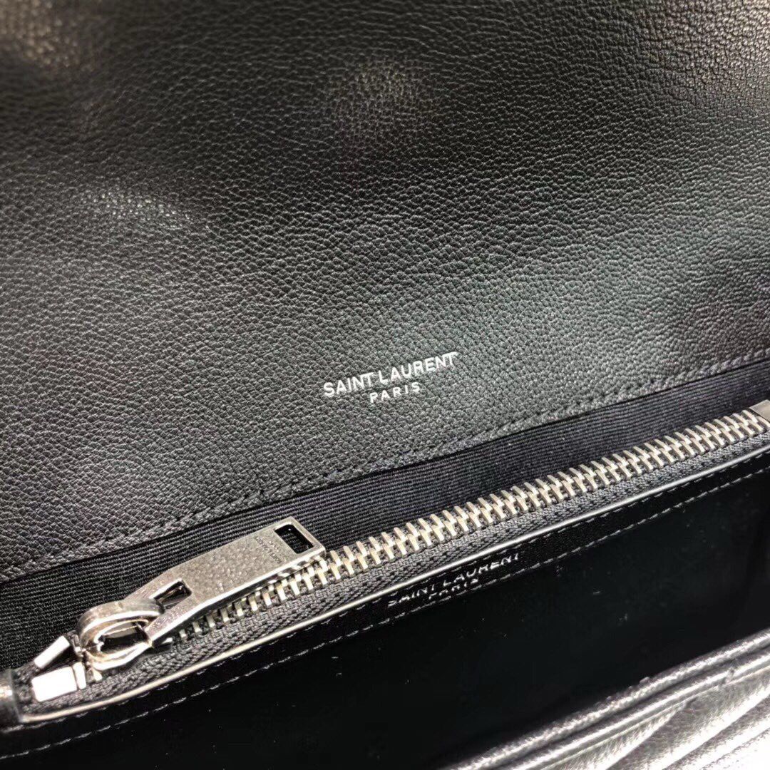 Bolsa Couro Preto