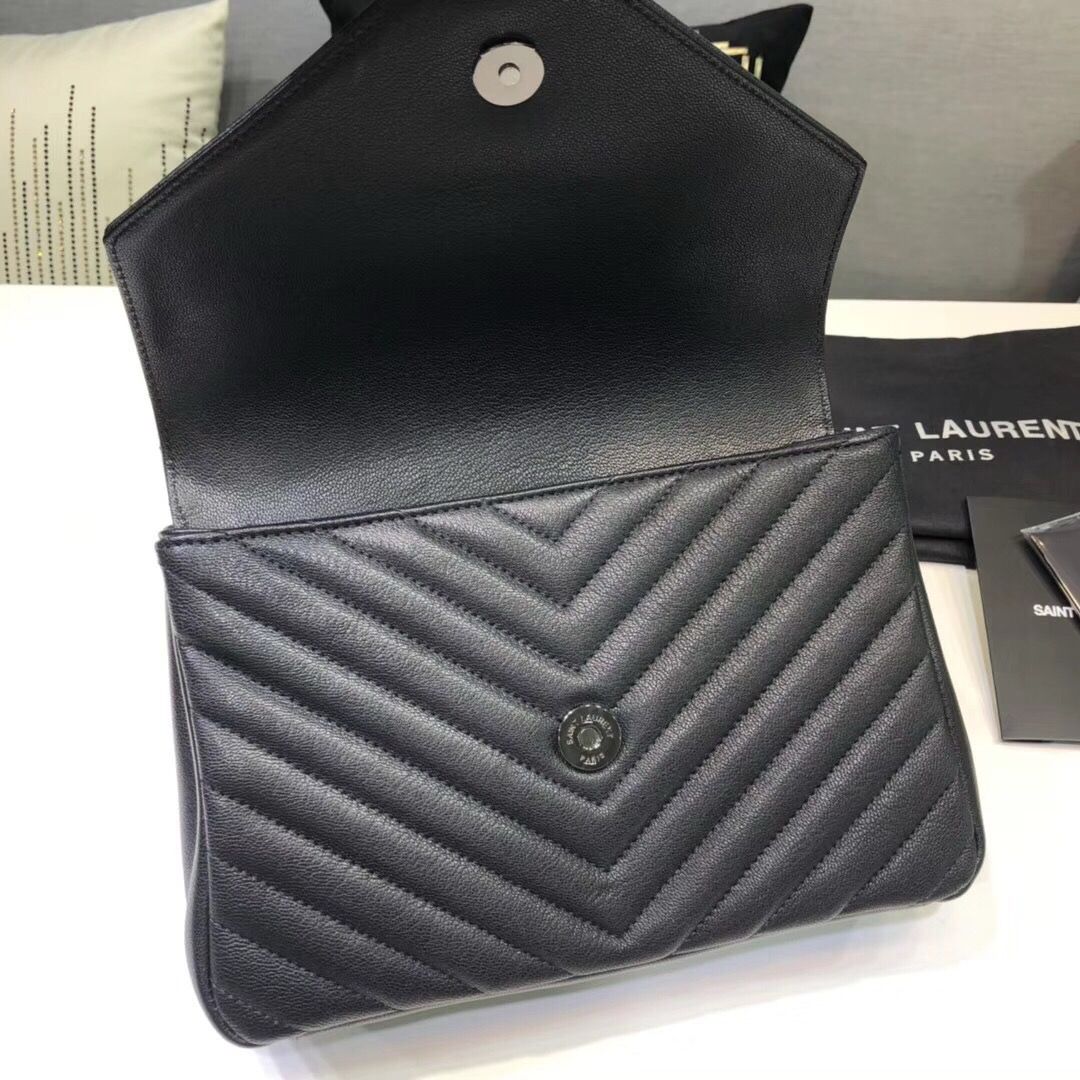 Bolsa Couro Preto