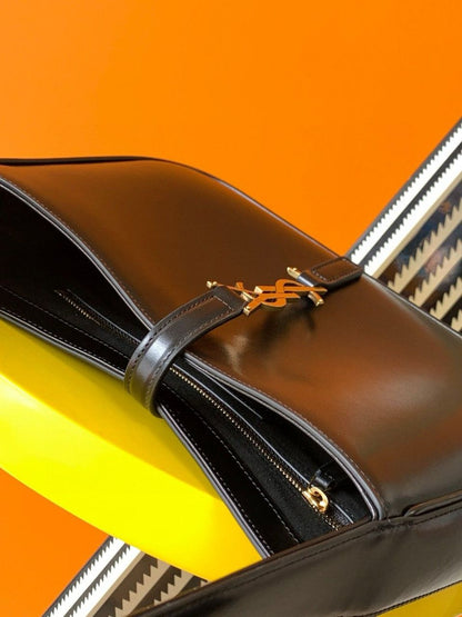 Bolsa Estruturada Couro Preto Tamanho Mini