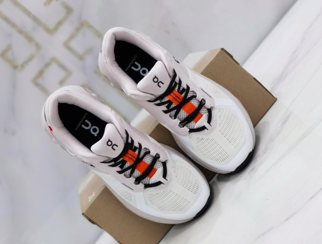 Tênis Runner Malha Branco Sola Ondulada