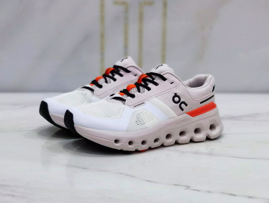 Tênis Runner Malha Branco Sola Ondulada