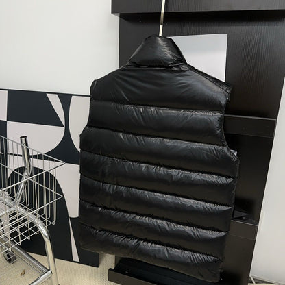 Colete Acolchoado Preto Sem Mangas