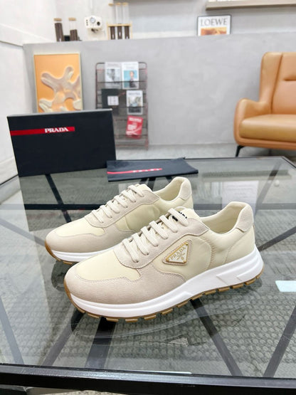 Tênis Nylon Branco Solado Espesso