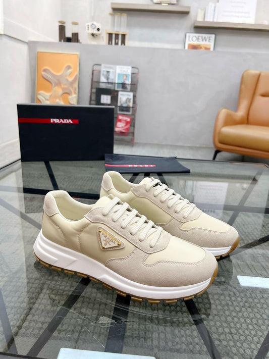 Tênis Nylon Branco Solado Espesso