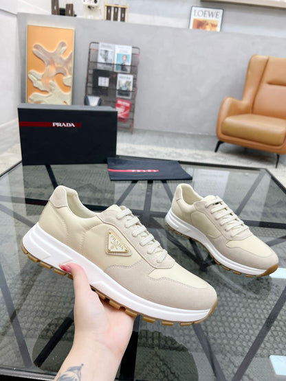 Tênis Nylon Branco Solado Espesso