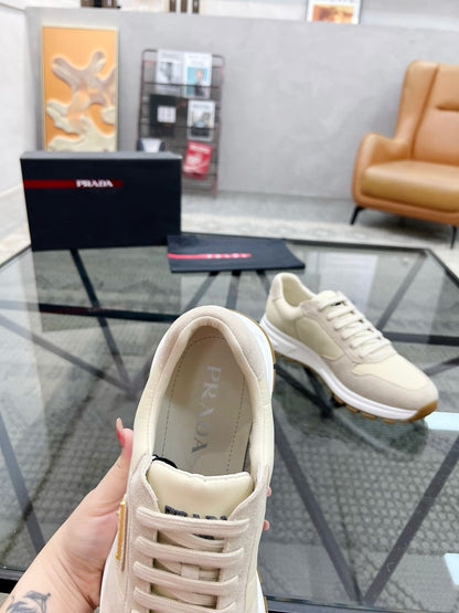 Tênis Nylon Branco Solado Espesso