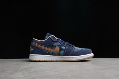 Tênis Cano Baixo Denim Azul